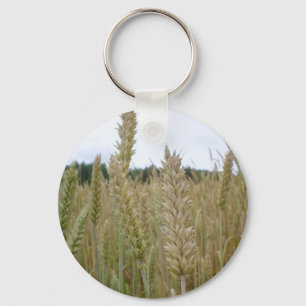 Wheat Plant Seeds Keychain