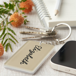 Wheat Solid Colour Keychain