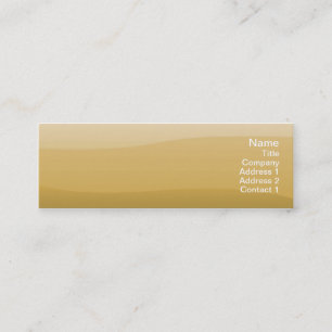 Wheat Waves - Skinny Mini Business Card