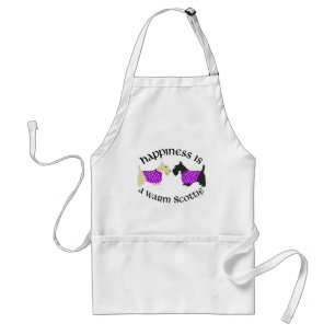 Wheaten & Black Scottie Happiness Standard Apron