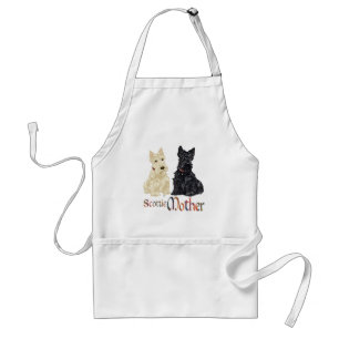 Wheaten & Black Scotties Mother's Day Standard Apron