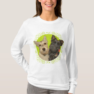 Wheaten & Black Scottish Terriers T-Shirt