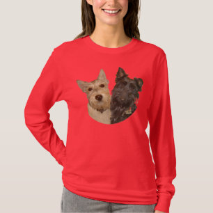 Wheaten & Black Scottish Terriers T-Shirt
