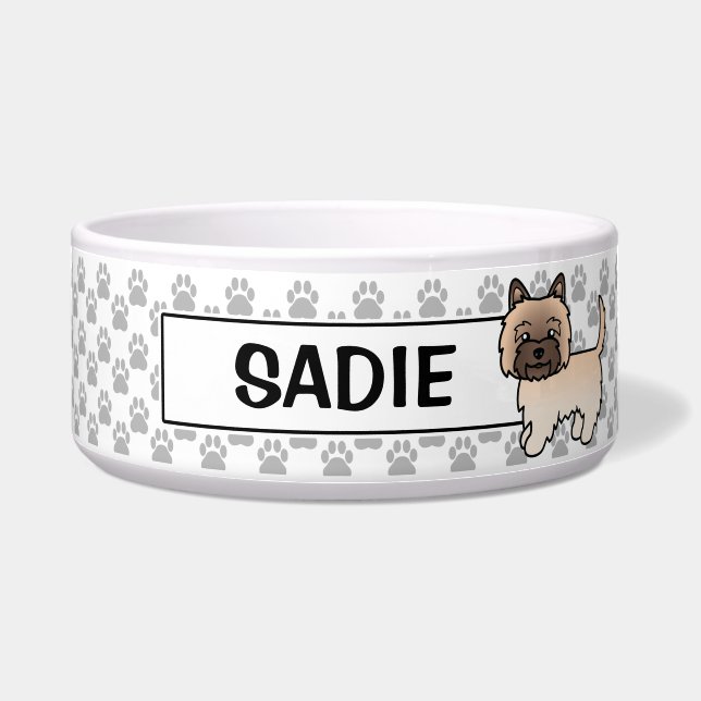 Wheaten Cairn Terrier Cartoon Dog (Front)