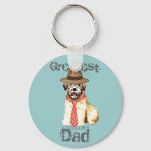 Wheaten Dad Keychain