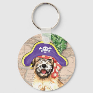 Wheaten Pirate Keychain