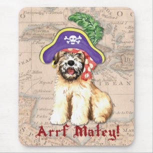 Wheaten Pirate Mouse Pad