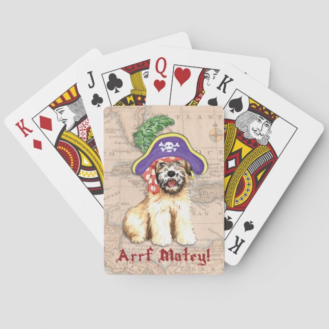 Wheaten Pirate Playing Cards (Back)