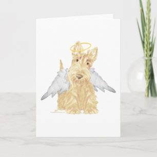 Wheaten Scottie Angel Card