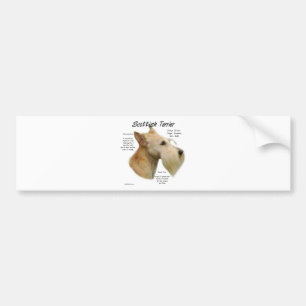 Wheaten Scottie History  Bumper Sticker
