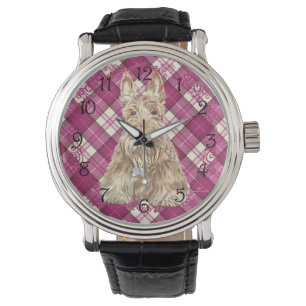 Wheaten Scottie Tartan Watch
