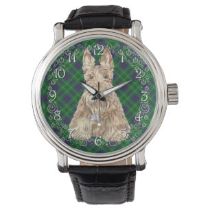 Wheaten Scottie Tartan Watch