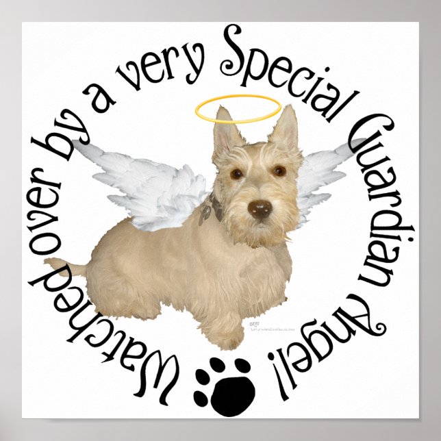 Wheaten Scottish Terrier Angels Poster (Front)