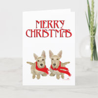 Wheaten Scottish Terrier Chirstmas
