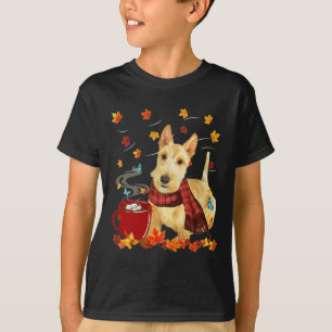 Wheaten Scottish Terrier - Fall - Chocolate - Hot T-Shirt