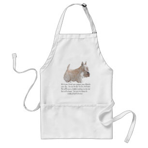 Wheaten Scottish Terrier - MALE Dog Standard Apron
