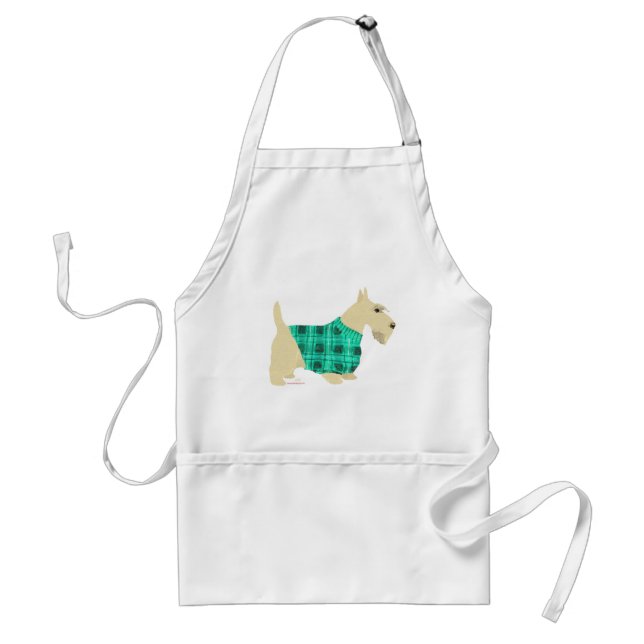 Wheaten Scottish Terrier Sweater Standard Apron (Front)