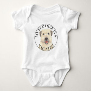 Wheaten Terrier Brother Baby Bodysuit