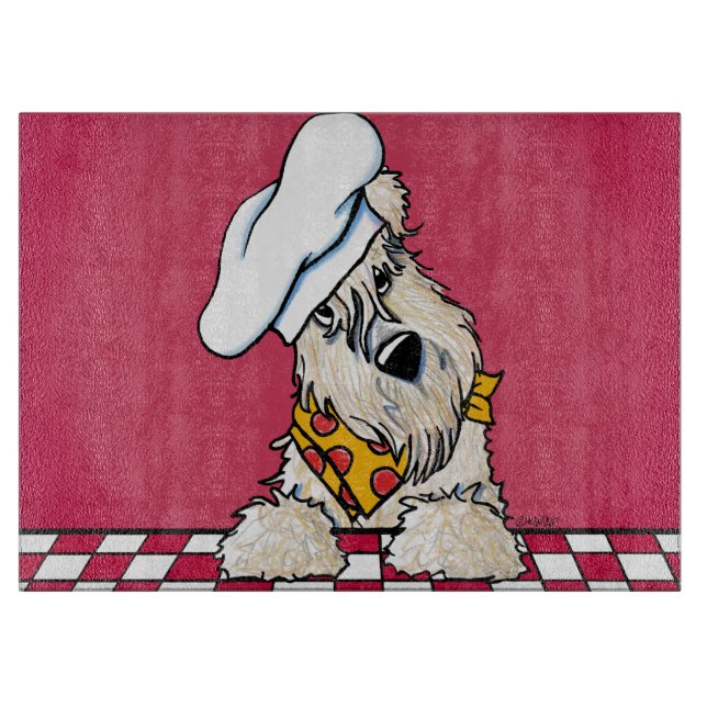 Wheaten Terrier Chef Cutting Board (Front)