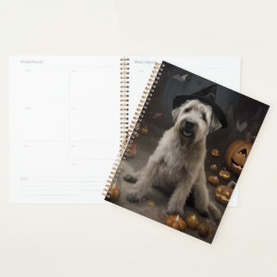 Wheaten Terrier Citrouille Halloween effroi