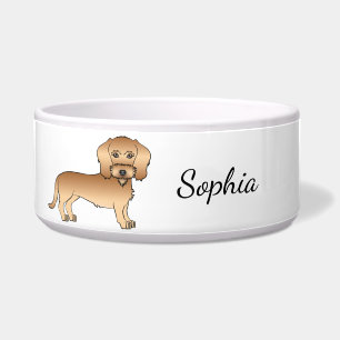 Wheaten Wire Haired Dachshund Cartoon Dog And Name