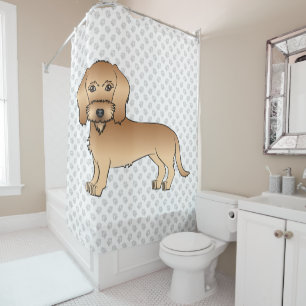 Wheaten Wire Haired Dachshund Cartoon Dog And Paws