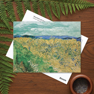 Wheatfield Cornflowers Vincent van Gogh Postcard