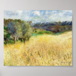 Wheatfield - Pierre-Auguste Renoir Poster