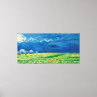 Wheatfield Under Thunderclouds by Vincent van Gogh