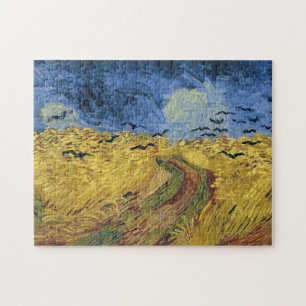 Wheatfield with Crows by Vincent Van Gogh Jigsaw Puzzle