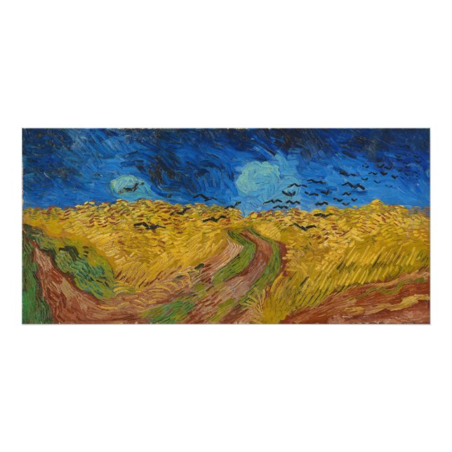 Wheatfield with Crows Photo Print (Front)