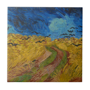 Wheatfield with Crows Tile