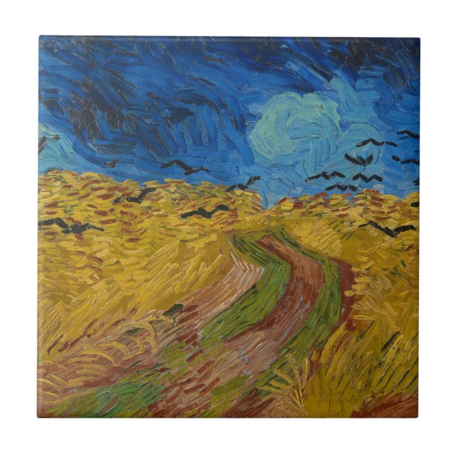 Wheatfield with Crows Tile (Front)