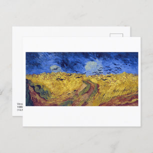 Wheatfield with Crows   Van Gogh   Postcard