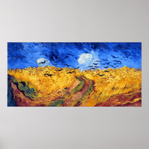 Wheatfield with Crows, Van Gogh Poster