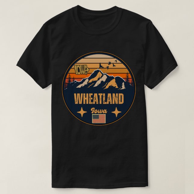 Wheatland, Iowa T-Shirt (Design Front)