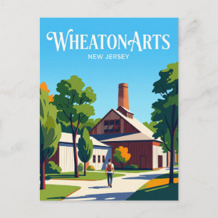 Wheaton Arts and Cultural Centre USA Postcard