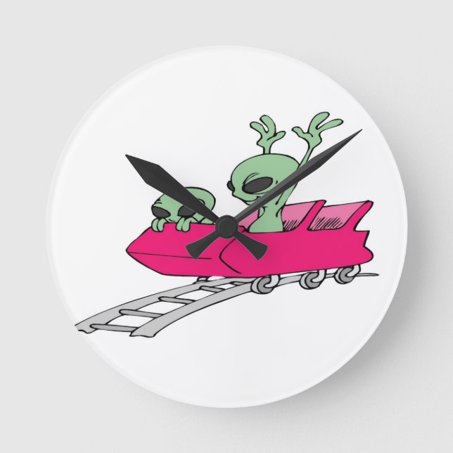 Whee - Round Wall Clock (Front)