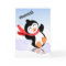 Wheee!  Have Fun With This Cute Black Penguin card
