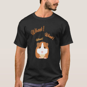 Wheek Guinea Pig Long Hair Short Hair Breeder Guin T-Shirt