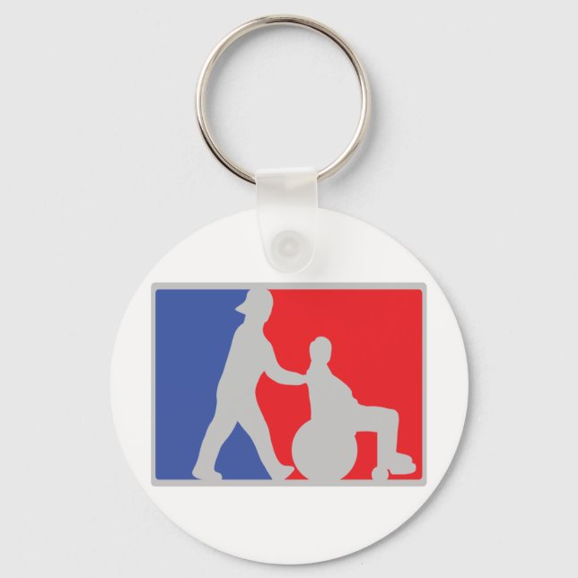 wheel chair icon keychain (Front)