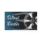 Wheel Dealer Tire Rim With Flames Blue