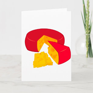 Wheel Of Cheese Greeting Cards