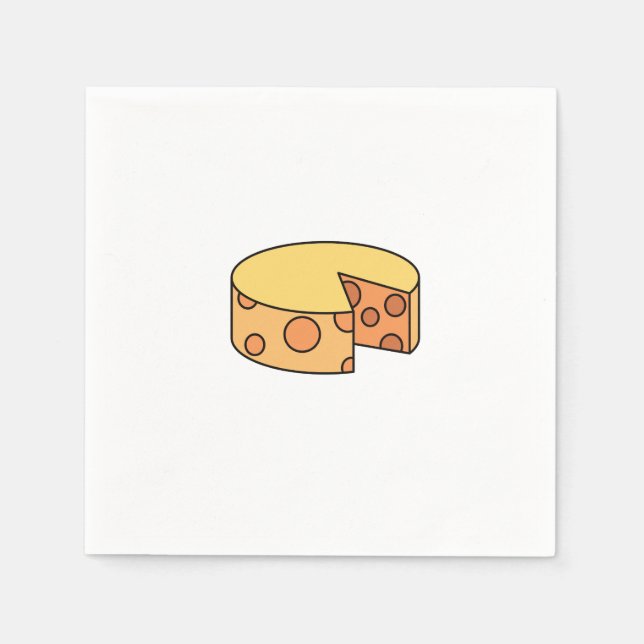 wheel of cheese napkin (Front)