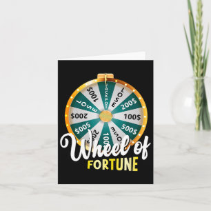 Wheel Of Fortune Father&# s Day Humour Tee Daddy  Card