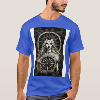 Wheel Of Fortune in a dark occult goth style 1 T-Shirt