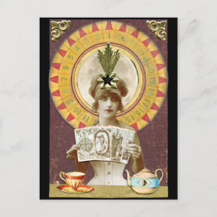 Wheel of Fortune Oracle Postcard