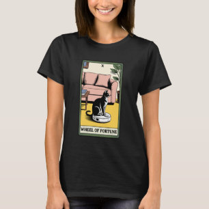 Wheel of Fortune Robot Vacuum Cleaner Funny Tarot  T-Shirt