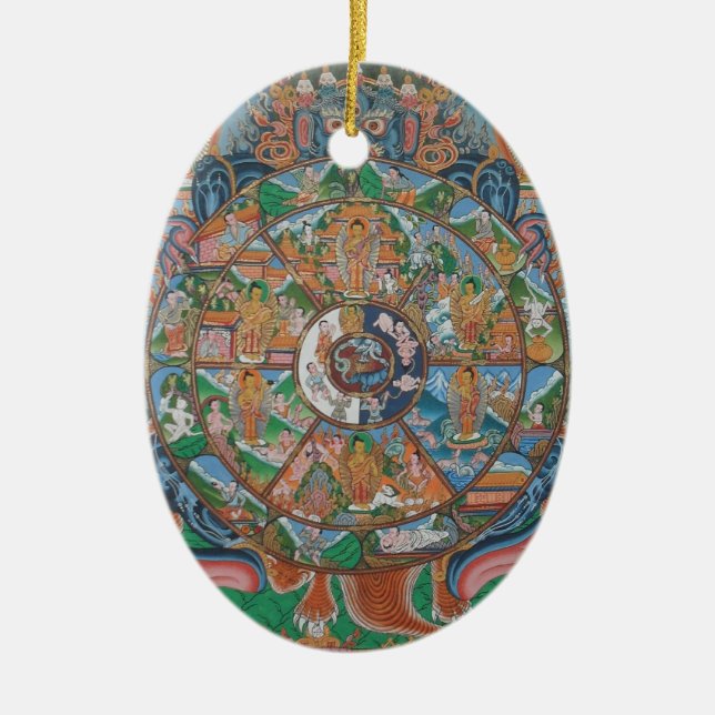 Wheel of Life Ornament (Front)