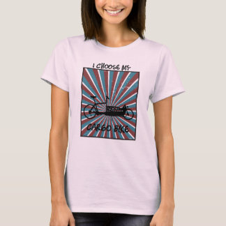 Wheel of load in the eye with radiation and T-Shirt